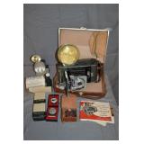 Vintage Polaroid 110A Land Camera w/ Accessories