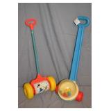 Vintage Fisher Price Roller Popper & Music Toys