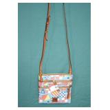 Dooney & Burke 8" Leather Crossbody Bag