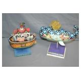 2pcs Jim Shore Noah