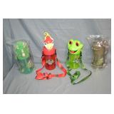 4pcs New T-Rex & Rainforest Cafe Drink Bottles