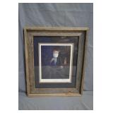 Signed B Clary Old Salt Framed Print