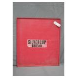 Vintage 21" x 23" Silver Cup Bread Tray