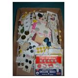 Lot Mostly Unused & Carded Vintage Button Sets