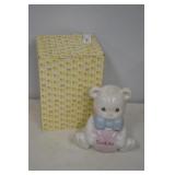 10" Various Precious Moments Bear Cookie Jar in Bx