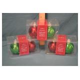 3 Sets Christmas Bulb Salt & Peppers New