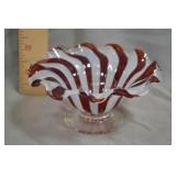 4.5" 1960s Hand Made Murano Glass Bowl