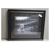 THe Babe Bids Farewell Framed Print