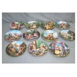 10pcs Various 8" Hummel Collector Plates