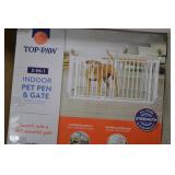 Top Paw 8 Panel 2 in 1 Pet Gate System In Box