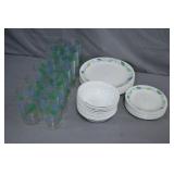 48pcs Corelle Spearmint Dinnerware