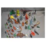Lg Lot Various Dinosaur Toy Figures