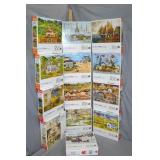 13 Various Charles WySocki 300 & 500pc Puzzles
