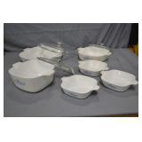6pcs Corningware Cornflower Baking Dishes