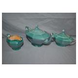 3pc Czechoslovakian Victoria Tea Set