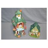 Blue Sky 6" Puppys Playhouse & 12" Cottage House