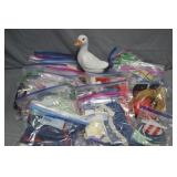 12" Tall Concrete Goose Statue & 25 Outfits