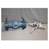 2pcs 1990 Star Wars Model Ships