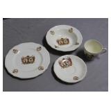 Meakin King Charles & Elizabeth 4pc Service China
