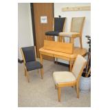 Heywood Wakefield Table & 4 Chairs & Leaf
