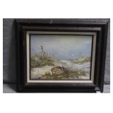 Bovey Original Oil Painting on Canvas Framed