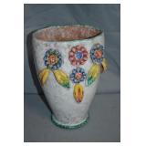 7" Italian Fratelli Fanciullacci Majolica Vase