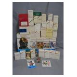 30pcs Norman Rockwell Figurines in Boxes