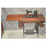 Wheeler & Wilson Cabinet Tredle Sewing Machine