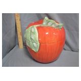 11" Tall Ceramic Apple Cookie Jar