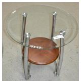 Ashley Furniture Glass Top End Table