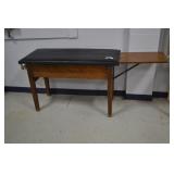 Antique Oak Base Medical Examination Table