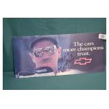 10" x 23" Dale Earnhardt Signed Foamboard Sign
