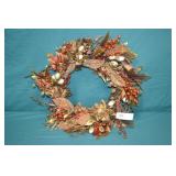 22" Fall Glitter Wreath