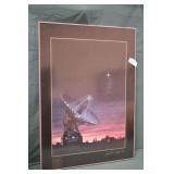 Seti Institute SIgned & Framed Alien Search Print