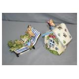 Blue Sky 7" House & 6" Long lazy Gator