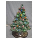 Vintage 18" Ceramic Lighted Christmas Tree