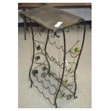 Mission Gallery 42" Wrought Iron Wine Rack New