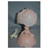 1950s LE Smith Southern Belle Boudoir Lamp