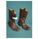 ACME Size 8.5D Leather USA Made Cowboy Boots