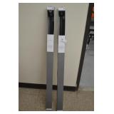 2pcs New Decorative Threshold Drapery Rods