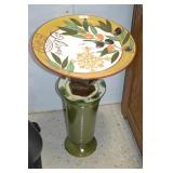 25" Tall Decorative Bird Bath / Feeder