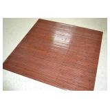 55" x 65" Bamboo Cherry Color Floor Mat New