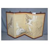 4 Panel Asian Art Folding Screen