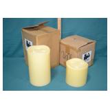 2pc Luminara Large LED Candles