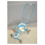 Antique Taylor Tot Metal Frame Baby Walker