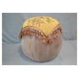 16" x 19" Hollywood Regency Style Pouf Ottoman