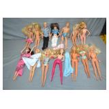 14pcs Various Barbie Dolls