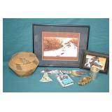 Lot Native American Basket, & Collectibles
