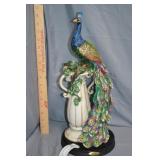 18" Toscano Peacock