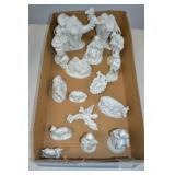 16pc Ceramic Christmas Nativity Set